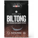 Maso Here Hovězí Biltong s kampotským pepřem 50 g – Zbozi.Blesk.cz