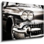 Skleněný obraz 1D - 100 x 70 cm - American Classic Caddilac Automobile Car. Americký klasický automobil Caddilac. – Zbozi.Blesk.cz