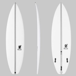 OLAIAN Surf shortboard 900 Perf 5'11 27 l bez ploutviček