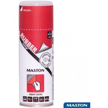 MASTON RUBBERcomp® snímatelný gumový nástřik Red / RAL 3020, 400 ml, hedvábný mat