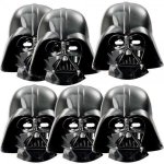 Papírová maska na tvář Star Wars/Hvězdné Války Darth Vader papírová 22 x 36 cm CurePink – Zboží Mobilmania