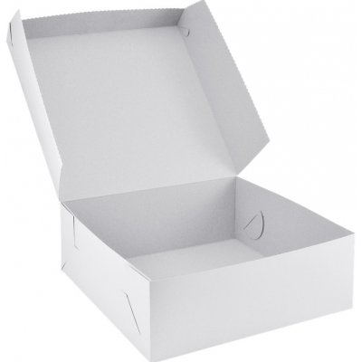 EcoPack Krabice na dort papírová 30x30x10 cm krt/50 ks Balení: 50 – Zboží Mobilmania