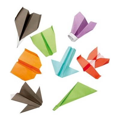 Origami sada létající modely