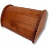 Jednodílný chlebník Woodcarver Moderní odstíny hnědé a béžové dřevo