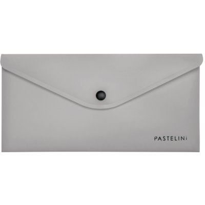 Psaníčko s drukem DL Pastelini, šedá – Zboží Živě