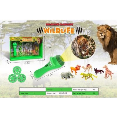 Wiky Projektor 24 snímků se zvířátky - Safari – Zboží Mobilmania