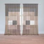 Sablio Záclony Blocks Obličej: 2ks 150x250cm – Hledejceny.cz