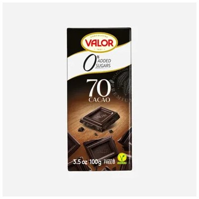 VALOR bez cukru lepku hořká 70% 100 g – Hledejceny.cz