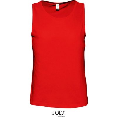 Sol's pánské bavlněné tílko Justin červená – Sleviste.cz