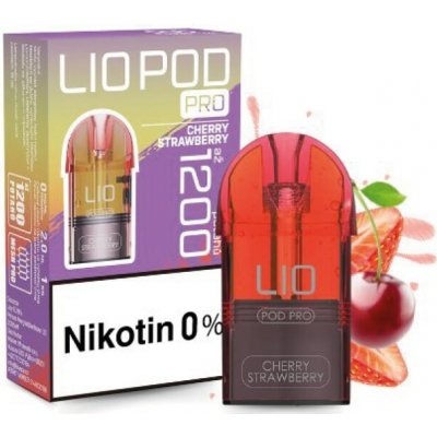 Lio Pod Pro Cherry Strawberry 0 mg 1200 potáhnutí – Sleviste.cz