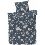 Livarno Home povlečení z mikrovláknitého saténu navy modrá 140x200 70x90 – Sleviste.cz