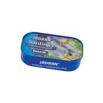 Jadran sardinky v rostlinném oleji, 125g