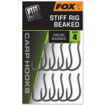 Fox Carp Hook Stiff Rig Beaked vel.4 10 ks – Zboží Mobilmania