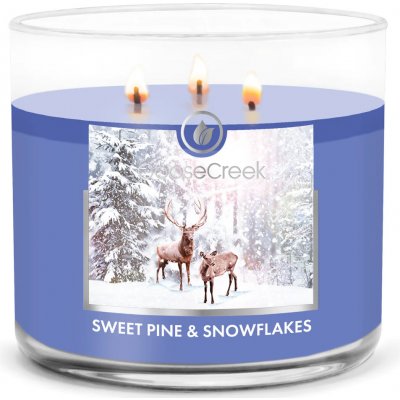 Goose Creek Candle Sweet Pine & Snowflakes 411 g