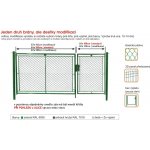 Brána asymetr. 150cm x 100+180cm FAB – Zboží Mobilmania