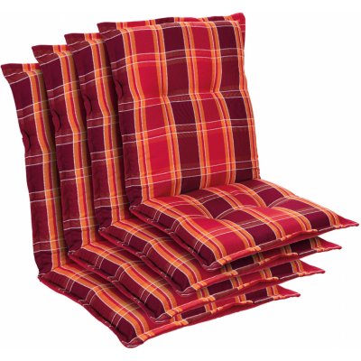 Blumfeldt Prato, čalouněná podložka, podložka na židli, podložka na nižší polohovací křeslo, na zahradní židli, polyester, 50 x 100 x 8 cm, 2x čalounění (CPT10_10221409-4_)