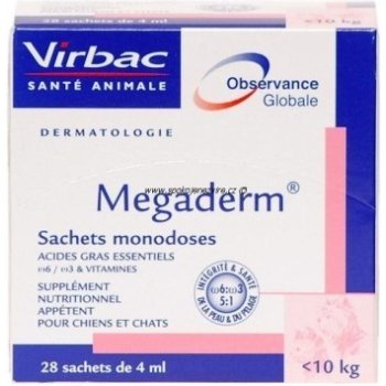 Virbac Megaderm 28 x 8 ml nad 10 kg