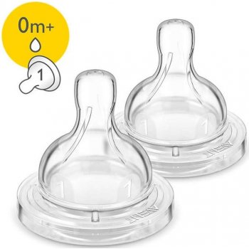 Philips Avent Dudlík Anti-colic/Classic+ 1 novorozenecký 2 ks Bílá