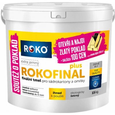 Tmel na sádrokarton ROKOFINAL PLUS 15 kg – Hledejceny.cz