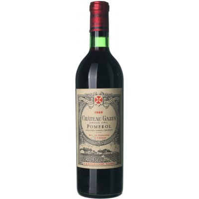 Château Gazin Pomerol Grand Cru suché červené 1969 0,75 l (holá láhev) – Hledejceny.cz