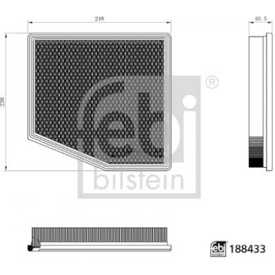 Vzduchový filtr FEBI BILSTEIN 188433 – Hledejceny.cz