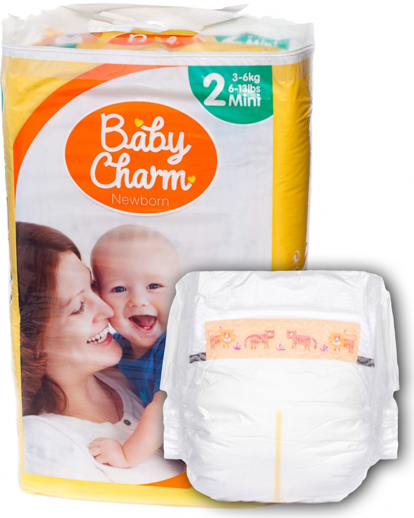 Baby Charm Super Dry Flex2 Mini 3-6 kg 46 ks