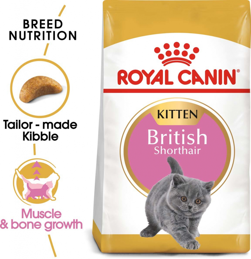 Royal Canin British Shorthair Kitten drůbeží 2 kg