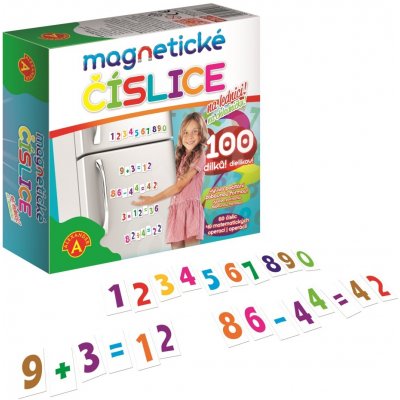 Alexander magnetické číslice na lednici – Zboží Dáma