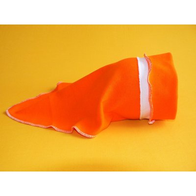 Pletex Dívčí čepice šátek oranžová