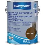 Swingcolor Barva na beton 2v1 2,5 l oříškově hnědá – Sleviste.cz
