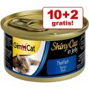 GimCat ShinyCat Jelly Tuňák 12 x 70 g