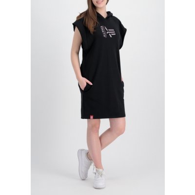 Alpha Industries Hoody Dress Glitter wmn black – Zboží Mobilmania