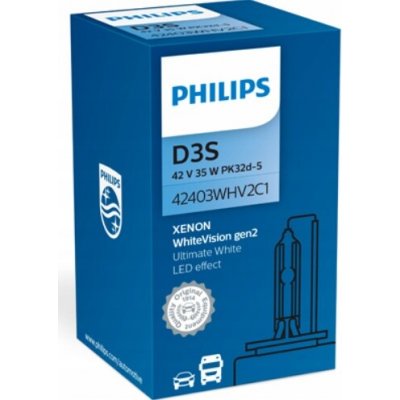 Philips D3S 35W PK32d-5 Xenon WhiteVision – Sleviste.cz