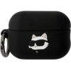 Pouzdro na sluchátka Karl Lagerfeld AirPods Pro 2 cover Silicone Choupette Head 3D KLAP2RUNCHK