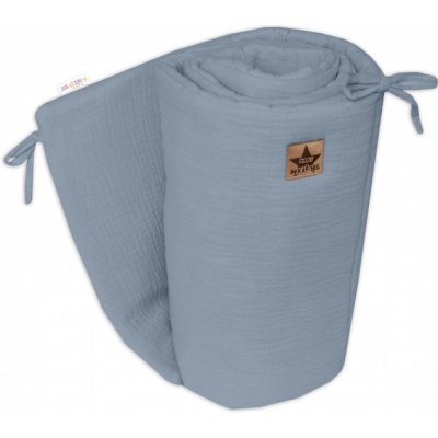 Baby Nellys denim Mušelínový mantinel – Zboží Dáma