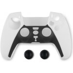 Spartan Gear Controller Silicon Skin Cover and Thumb Grips - Black/White PS5 – Hledejceny.cz