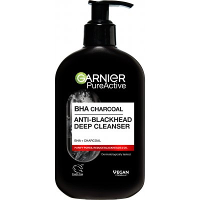 Garnier Pure Active Charcoal čisticí gel proti černým tečkám 250 ml – Zboží Dáma