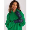Italy Moda koženkové rukavice at-rk-239802.28-dark blue