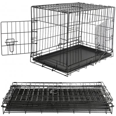 Feel2Home Přepravní box pro psy Skládací přepravní klec pro psy XL 107 x 75,5 x 70 cm – Zboží Mobilmania