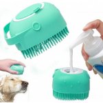 Pet Comfort AG672D Silikonová houba do koupele pro domácí zvířata 8 x 8,5 x 6 cm modrá – Sleviste.cz