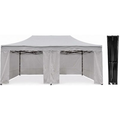 TENTino STEEL HEXAGON 4x8 m 5A - ŠEDÁ – Hledejceny.cz