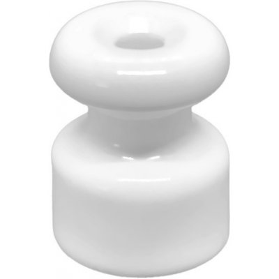 Elhard Držák na kabel nástěnný Retro Keramik, 18x23mm, bílý KP1000W – Zboží Mobilmania