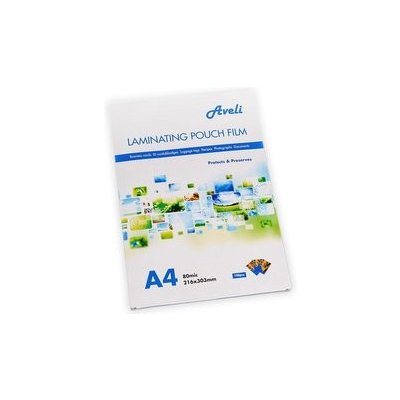 NoName Laminovací fólie-kapsy A4/160mic (2x80), lesklé XRT-00027 – Zboží Mobilmania