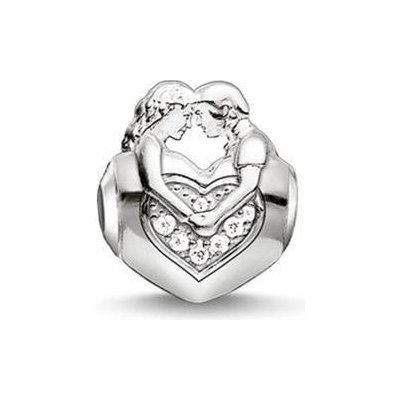 Thomas Sabo Korálek Zlatíčka K0161 051 14 Karma Beads 925 Sterling silver zirconia whi – Sleviste.cz