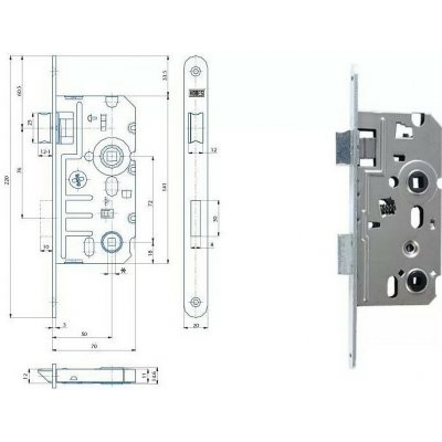 Hobes WC K242P 72/50/70/20x220 – Sleviste.cz