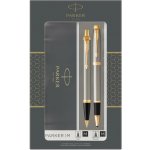 Parker Royal I.M. Brushed Metal GT 1501/2573217 sada keramického a kuličkového pera – Zboží Živě