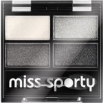 Miss Sporty Studio Colour Quattro Eye Shadow oční stíny 414 100% Smokey 3,2 g – Zboží Dáma