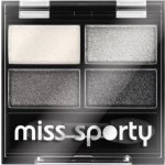 Miss Sporty Studio Colour Quattro Eye Shadow oční stíny 414 100% Smokey 3,2 g – Zbozi.Blesk.cz