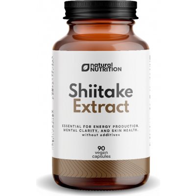Natural Nutrition Shiitake extrakt 90 kapslí – Hledejceny.cz
