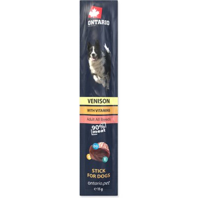 Ontario Stick for dogs VENISON 2 x 15 g – Hledejceny.cz